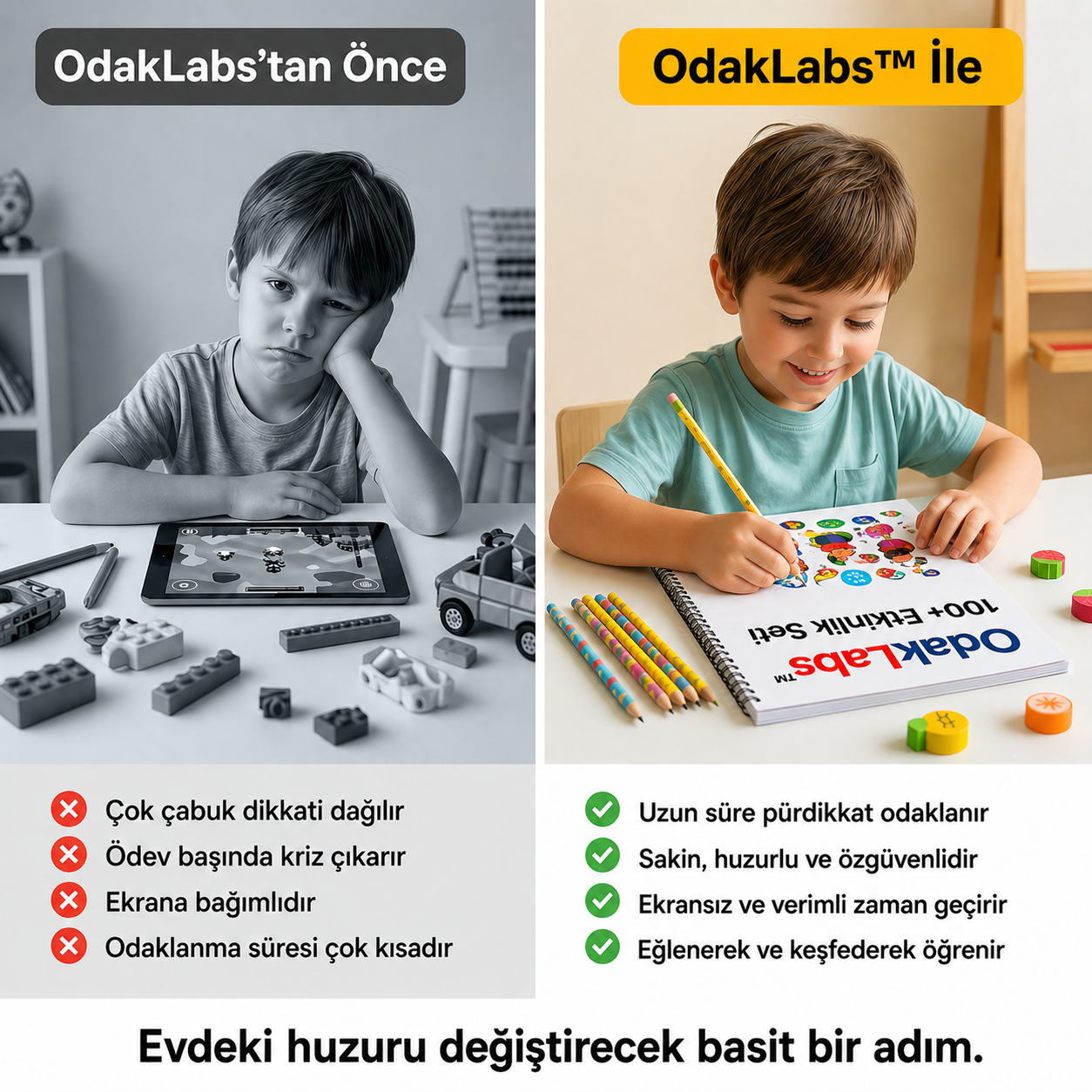 OdakLabs™ Odak Geliştirme Kiti ( 3-14 Yaş )
