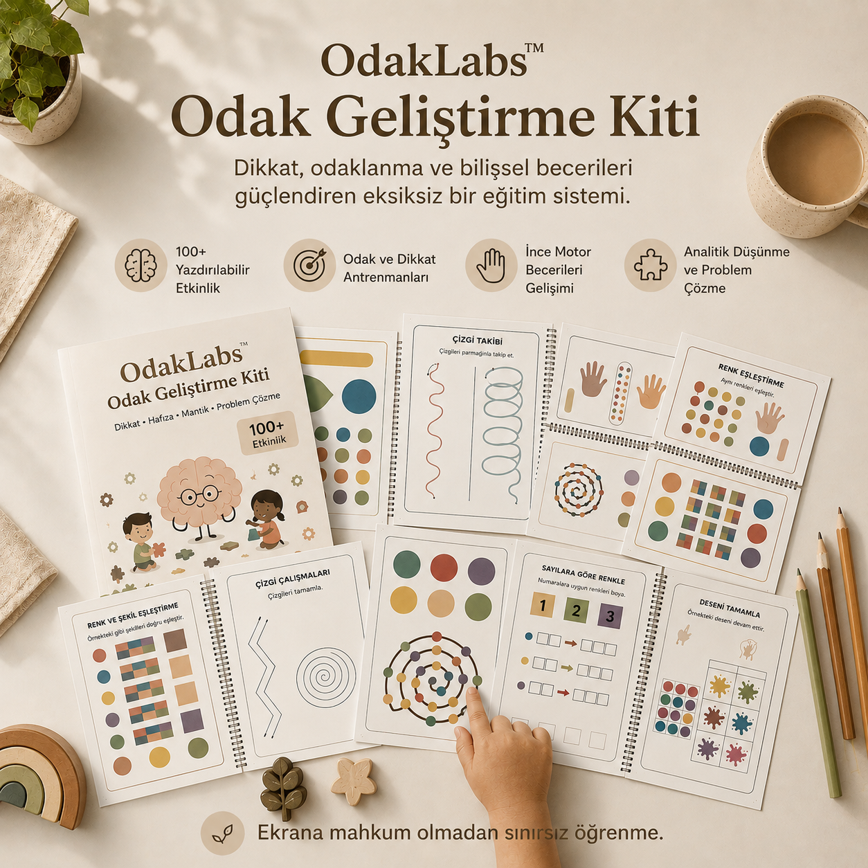 OdakLabs™ Odak Geliştirme Kiti ( 3-14 Yaş )