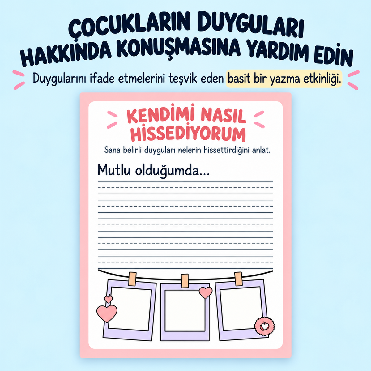 OdakLabs™ Çocuklarda Duygu Yönetimi ve İfade Geliştirme Programı