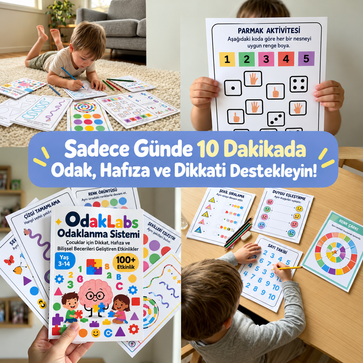 OdakLabs™ Odak Geliştirme Kiti ( 3-14 Yaş )
